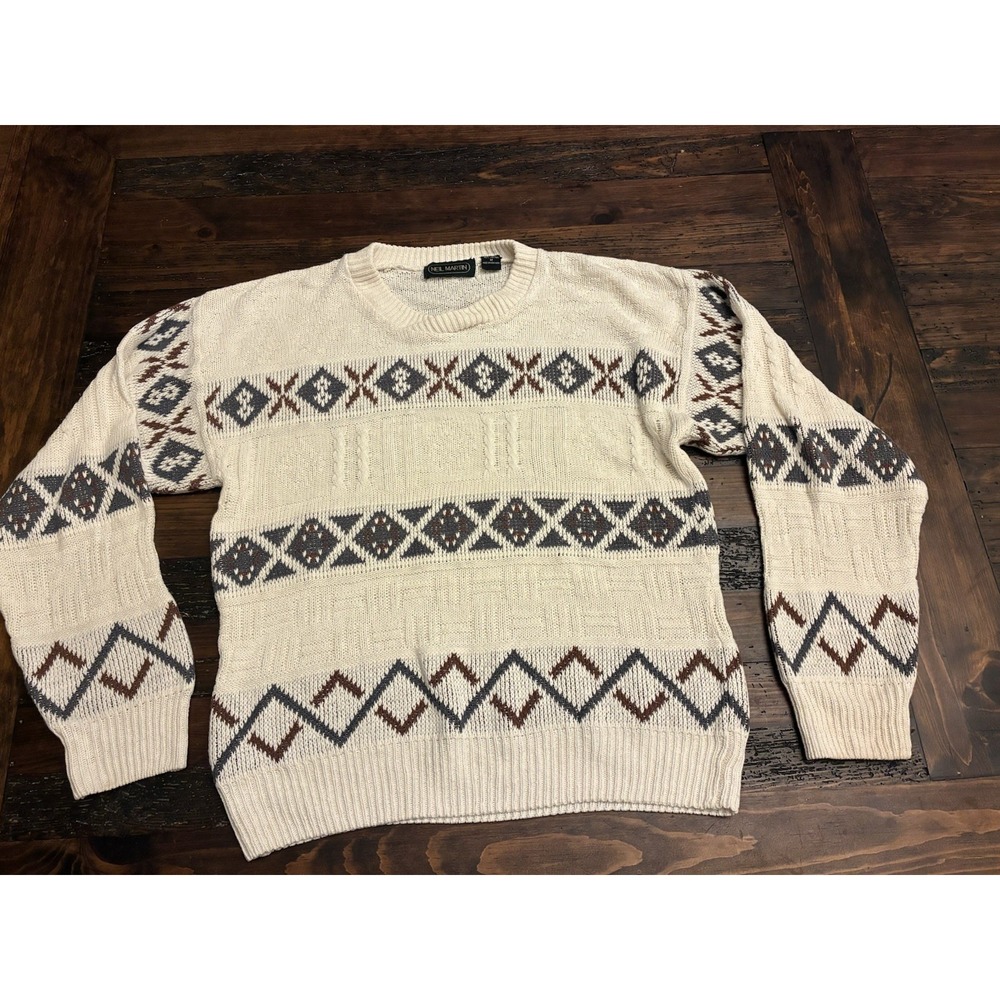 Neil Martin Vintage Y2K Men's Crew Neck Sweater Medium